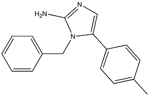 1-BENZYL-5-P-TOLYL-1H-IMIDAZOL-2-YLAMINE Struktur