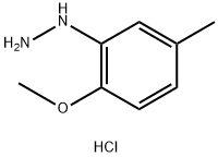 (2-METHOXY-5-METHYL-PHENYL)-HYDRAZINE HYDROCHLORIDE Struktur