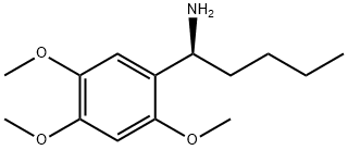 (1S)-1-(2,4,5-TRIMETHOXYPHENYL)PENTYLAMINE Struktur