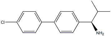 (1R)-1-[4-(4-CHLOROPHENYL)PHENYL]-2-METHYLPROPYLAMINE Struktur