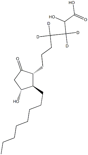 13,14-DIHYDRO PROSTAGLANDIN E1-D4 Struktur