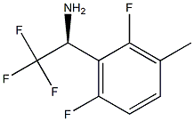 (1S)-1-(2,6-DIFLUORO-3-METHYLPHENYL)-2,2,2-TRIFLUOROETHYLAMINE Struktur