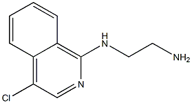 1-(2-AMINOETHYL)AMINO-4-CHLOROISOQUINOLINE Struktur