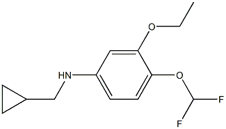 (1S)[4-(DIFLUOROMETHOXY)-3-ETHOXYPHENYL]CYCLOPROPYLMETHYLAMINE Struktur