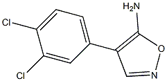 4-(3,4-DICHLOROPHENYL)ISOXAZOL-5-AMINE Struktur