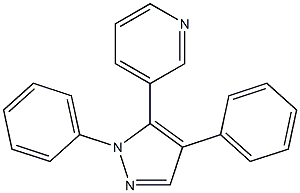 3-(2,4-DIPHENYL-2H-PYRAZOL-3-YL)PYRIDINE Struktur