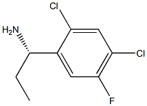 (1S)-1-(2,4-DICHLORO-5-FLUOROPHENYL)PROPYLAMINE Struktur