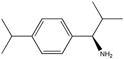 (1R)-2-METHYL-1-[4-(METHYLETHYL)PHENYL]PROPYLAMINE Struktur