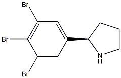 (2R)-2-(3,4,5-TRIBROMOPHENYL)PYRROLIDINE Struktur