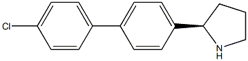 (2R)-2-[4-(4-CHLOROPHENYL)PHENYL]PYRROLIDINE Struktur