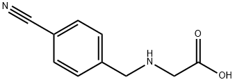 [(4-CYANOBENZYL)AMINO]ACETIC ACID Struktur