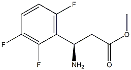 METHYL (3R)-3-AMINO-3-(2,3,6-TRIFLUOROPHENYL)PROPANOATE Struktur