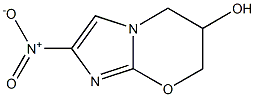 2-NITRO-6,7-DIHYDRO-5H-IMIDAZO[2,1-B][1,3]OXAZIN-6-OL Struktur