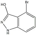 4-BROMO-3-HYDROXY (1H)INDAZOLE Struktur