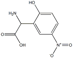 AMINO-(2-HYDROXY-5-NITRO-PHENYL)-ACETIC ACID Struktur