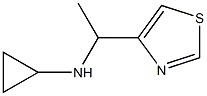 CYCLOPROPYL-(1-THIAZOL-4-YL-ETHYL)-AMINE Struktur