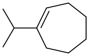 1-ISO-PROPYLCYCLOHEPTENE Struktur