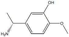 5-((1R)-1-AMINOETHYL)-2-METHOXYPHENOL Struktur