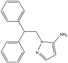 2-(2,2-DIPHENYL-ETHYL)-2H-PYRAZOL-3-YLAMINE Struktur