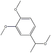 2-(3,4-DIMETHOXYPHENYL)-METHOXYETHANE Struktur