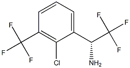 (1R)-1-[2-CHLORO-3-(TRIFLUOROMETHYL)PHENYL]-2,2,2-TRIFLUOROETHYLAMINE Struktur