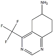 6-AMINO-5,6,7,8-TETRAHYDRO-4-(TRIFLUOROMETHYL)QUINAZOLINE Struktur