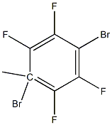1,4-BIS-BROMOMETHYL-TETRAFLUORO-BENZENE Struktur