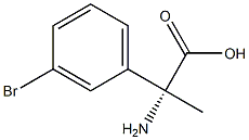 (2R)-2-AMINO-2-(3-BROMOPHENYL)PROPANOIC ACID Struktur