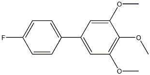 4'-FLUORO-3,4,5-TRIMETHOXY-BIPHENYL Struktur