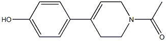 4-(1-ACETYL-1,2,3,6-TETRAHYDROPYRIDIN-4-YL)PHENOL Struktur