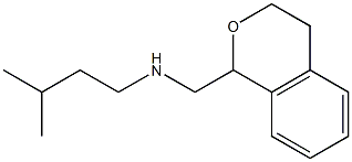 N-(3,4-DIHYDRO-1H-ISOCHROMEN-1-YLMETHYL)-3-METHYLBUTAN-1-AMINE Struktur