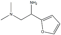 N-[2-AMINO-2-(2-FURYL)ETHYL]-N,N-DIMETHYLAMINE Struktur