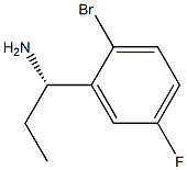 (1S)-1-(2-BROMO-5-FLUOROPHENYL)PROPYLAMINE Struktur