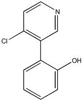 4-CHLORO-3-(2-HYDROXYPHENYL)-PYRIDINE Struktur