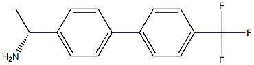 (1R)-1-(4-[4-(TRIFLUOROMETHYL)PHENYL]PHENYL)ETHYLAMINE Struktur