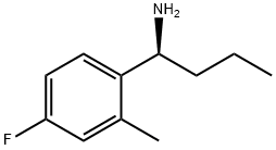 (1S)-1-(4-FLUORO-2-METHYLPHENYL)BUTYLAMINE Struktur