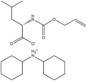 ALOC-LEU-OH DCHA Struktur