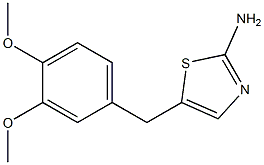 5-(3,4-DIMETHOXYBENZYL)-1,3-THIAZOL-2-AMINE Struktur