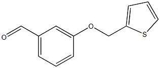 3-(THIOPHEN-2-YLMETHOXY)-BENZALDEHYDE Struktur