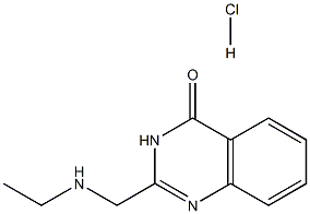 2-[(ETHYLAMINO)METHYL]QUINAZOLIN-4(3H)-ONE HYDROCHLORIDE Struktur