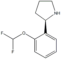 [2-((2R)PYRROLIDIN-2-YL)PHENOXY]DIFLUOROMETHANE Struktur