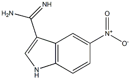 5-NITROINDOLE-3-CARBOXAMIDINE Struktur