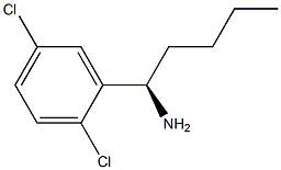 (1R)-1-(2,5-DICHLOROPHENYL)PENTYLAMINE Struktur