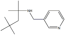 2,4,4-TRIMETHYL-N-(PYRIDIN-3-YLMETHYL)PENTAN-2-AMINE Struktur