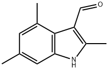 2,4,6-TRIMETHYL-1H-INDOLE-3-CARBALDEHYDE Struktur