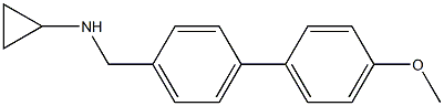 (1S)CYCLOPROPYL[4-(4-METHOXYPHENYL)PHENYL]METHYLAMINE Struktur