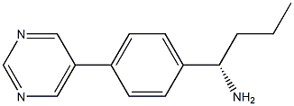 (1S)-1-(4-PYRIMIDIN-5-YLPHENYL)BUTYLAMINE Struktur