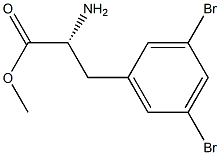 METHYL (2R)-2-AMINO-3-(3,5-DIBROMOPHENYL)PROPANOATE Struktur