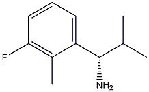 (1S)-1-(3-FLUORO-2-METHYLPHENYL)-2-METHYLPROPYLAMINE Struktur