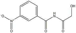 N-GLYCOLOYL-3-NITROBENZAMIDE Struktur